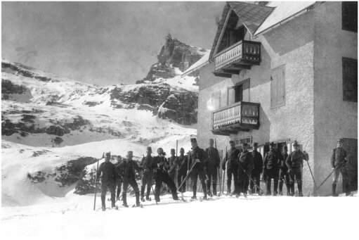 1916 Rifugio Cinque Torri © archivio fam. Alberti